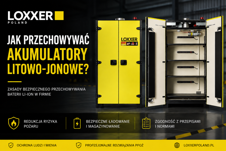Jak przechowywać akumulatory litowo-jonowe? - zasady bezpieczeństwa | LOXXER POLAND